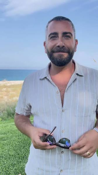 Anthony Neal Macri on the Calabrian coast
